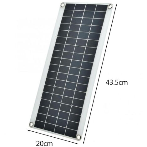 Kit Panneau Solaire Portable JES 20W 12V - Chargeur De Batterie Extérieur