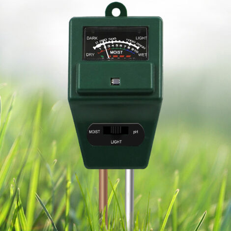 Misuratore 6 In 1 Per Terreno PH, Luce, Umidità, Temperatura E Fertilità