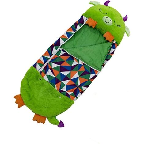 Sac Couchage Enfant Avec Oreiller, Sac Couchage 2 En 1 Pour Animaux Dessin Anime Rangement Pliable Confortable Et Doux Pou Amz B0