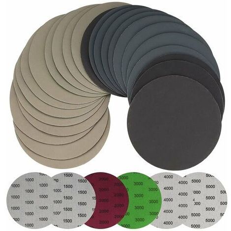 Disques de ponçage 80x80x80, 30 pièces, papier de ... – Grandado