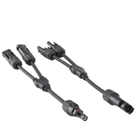 1 Paire MC4 Solaire Panneau Câble Connecteur Adaptateur De Câble Photovoltaïque Y Branche
