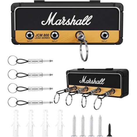 Porte-clés Mural Guitare Marshall JCM800 Porte-clés Mural Avec 4 Prises Pour Guitare Support Clé Forme Ampli