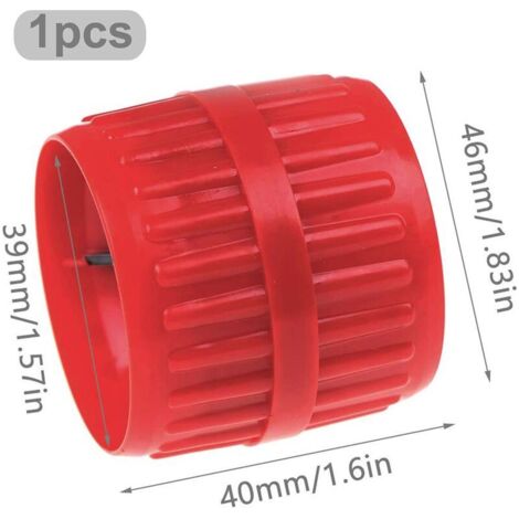 Outil Ébavureur Universel 2 En 1 Pour Tuyaux - Alésoir Intérieur Extérieur 3-38 Mm - Outil Plomberie Pratique