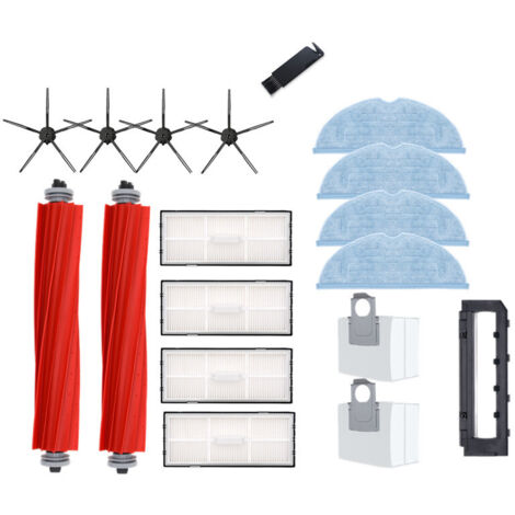 Accessoires Brosses/filtres/serpillères/sacs 19 Pièces Xiaomi Roborock S7 MaxV / S7 MaxV Ultra S7 Pro Ultra T8 Plus G10s 91852667
