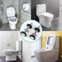 Kit De Joints Pour Réservoir De WC - Joint, Boulons, écrous Inclus - En NBR, Facile à Installer, Anti-fuites