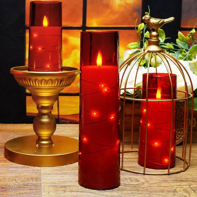 Candela gocciolante di sangue XL, candela gotica di Halloween, candela da cena nera e rossa, candela sanguinante, decorazione da tavola spettrale di Halloween, regalo di candela gotica, - Italia