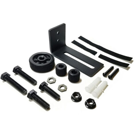 Guida Per Porta Scorrevole PrimeMatik GK002 In MDF Mogano - Kit Completo Per Montaggio Fai Da Te, Binario 2 Metri
