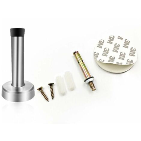 Targhetta Acciaio Inox Per Porta Antincendio - "Fire Door Keep Shut" Diametro 72 Mm