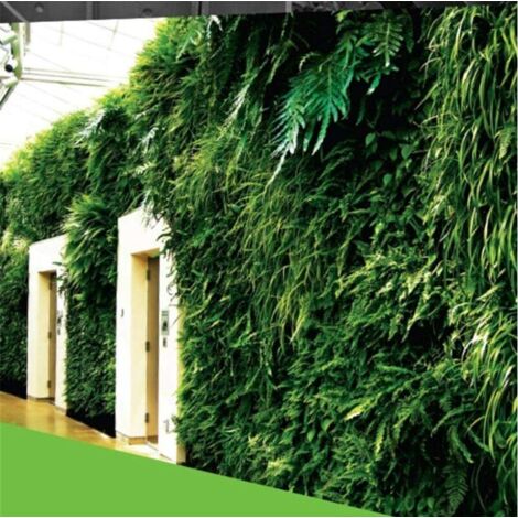 Giardino Verticale 2 Pezzi Con 7 Tasche: Sacchetti In Feltro Per Parete, Interno/Esterno, Balcone, Nero
