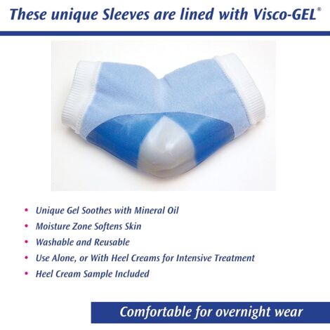 Calcetines de Gel Hidratante para el Talón para Aliviar el Dolor en el