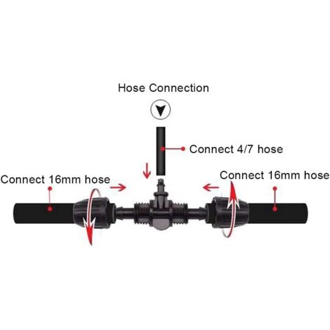 Conector En T 16mm (5/8) Para Mangueras Silicona - Unión De Tres Vías, Sin Marca, Nuevo
