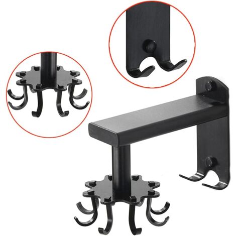 Barra Magnética Con 8 Ganchos Para Cocina: Organiza Cucharones Y Espátulas (Acero Inoxidable, 40cm)