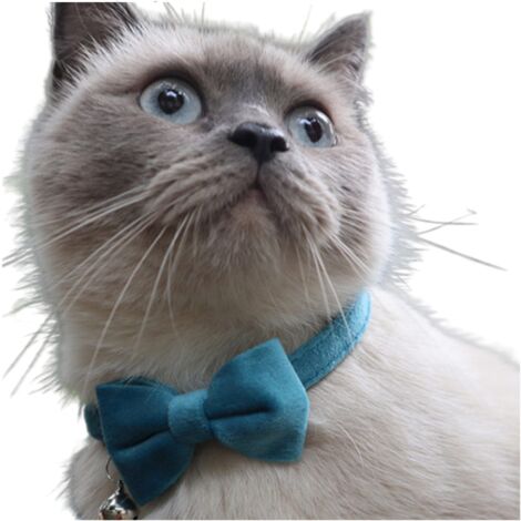 Pack 3 Collares De Terciopelo Suave Para Gato Con Campana – Liberación Seguridad (Ruptura) – ZACAL