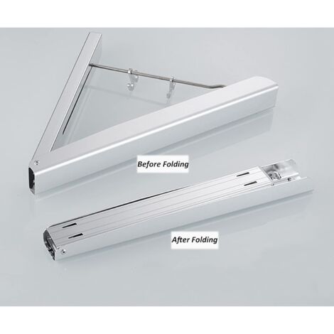 Perchero Retráctil Para El Hogar: Colgador De Ropa Plegable Montado En La Pared Estante De Secado Para Lavanderia Armario Organizacion De Almacenamiento Aluminio Facil Instalacion