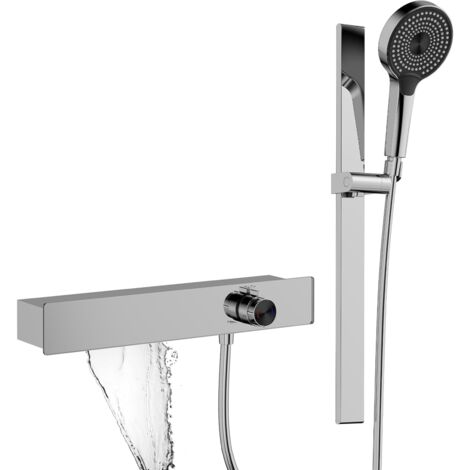 Hansgrohe Metris Bodenstehende Wannenarmatur Chrom - Für 2 Funktionen, Mit Handbrause & Schlauch