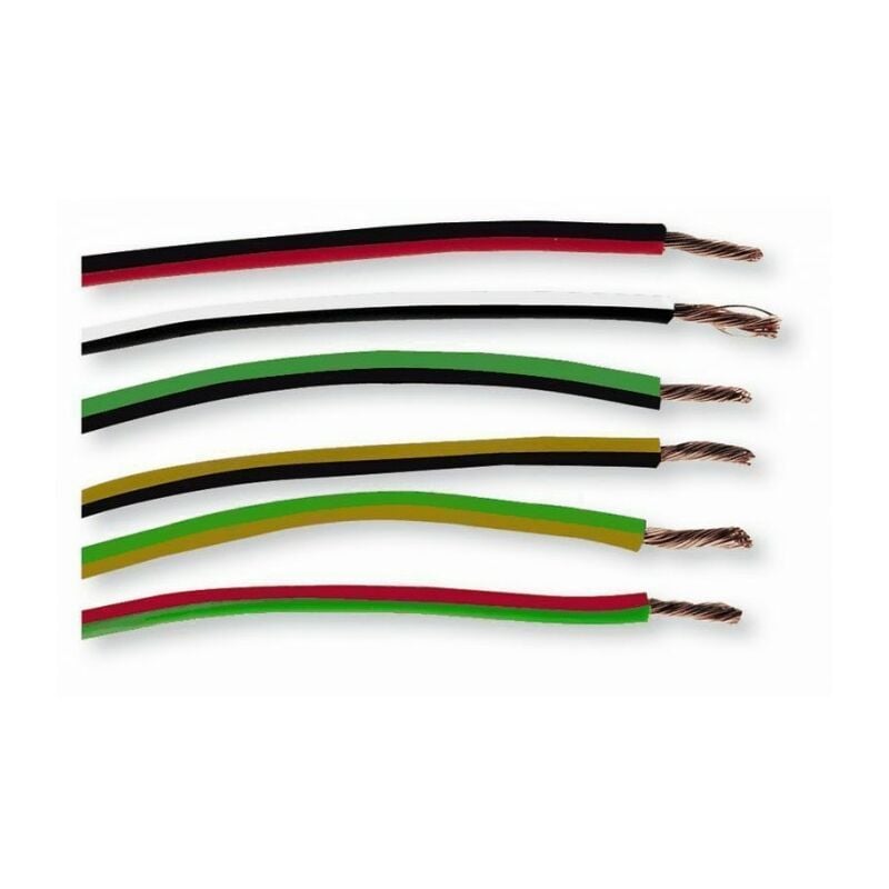 Câble téflon transparent type unipolaire 1 x 0,5 mm2 - Câble électrique  pour installations - Accessoires pour lampes