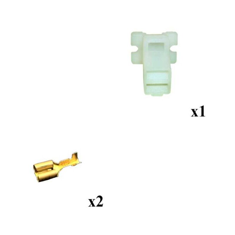 Kit Connecteur Faston Series 250 - 6 Contacts Mâles/femelles - Marque ErreBi Group, Fabriqué En Italie