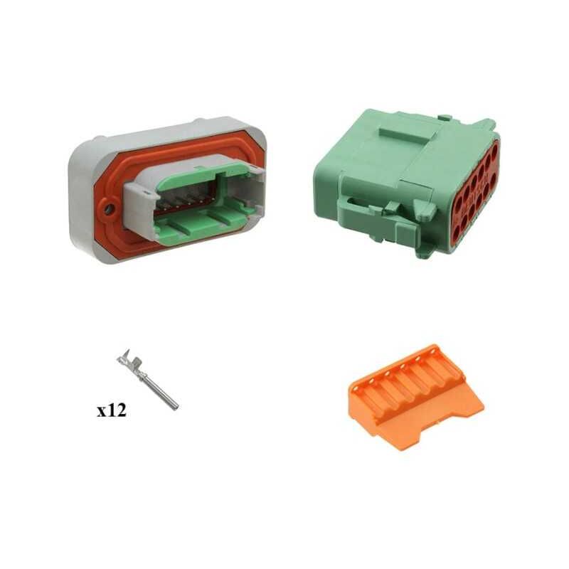 Bloc Terminal Phoenix Contact 1792320 - 10 Positions, Pas 5,08 Mm, Vissable, Vert, New Old Stock