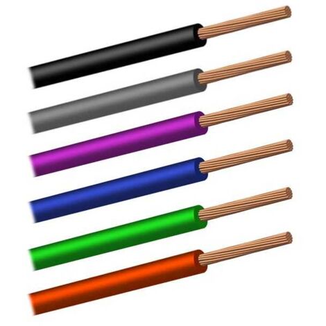 Câble Fil Unipolaire H07Z-K sec. 6 mmq Brun