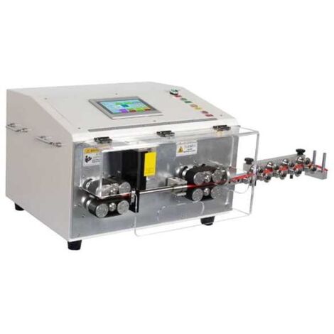 Machine automatique pour couper et dénuder les câbles unipolaires (1.5-70mmq) (1/3)