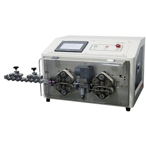 Machine automatique pour couper et dénuder les câbles unipolaires et multipolaires (1/3)