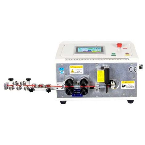 Machine automatique pour couper, dénuder et plier les câbles unipolaires rigides unipolaires (1,5 - 16 mm²) (1/2)