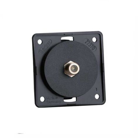 Prise TV SAT 250V série "Integro" pour panneau anthracite (1/4)