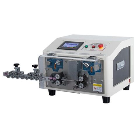 Machine automatique pour couper et dénuder les câbles unipolaires (1 - 16 mmq) (1/2)