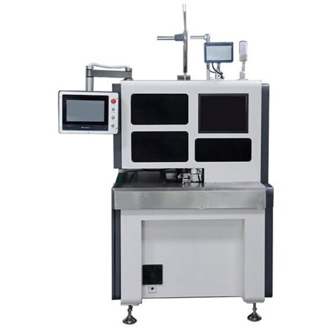 Machine automatique pour dénuder, sertir et insérer les câbles multiconducteurs (32-14 AWG) sur le connecteur (1/3)