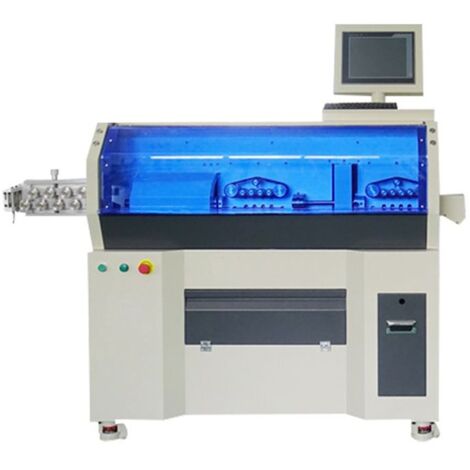 Machine automatique pour couper et dénuder les câbles unipolaires (6 - 120 mmq) (1/3)