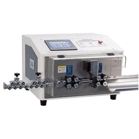 Machine automatique pour couper et dénuder les câbles unipolaires (0,5 - 25 mmq) (1/2)