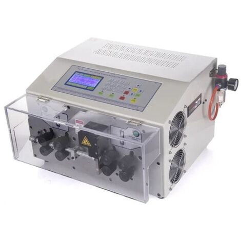 Machine automatique pour couper et dénuder les câbles unipolaires et les câbles multipolaires (1/4)
