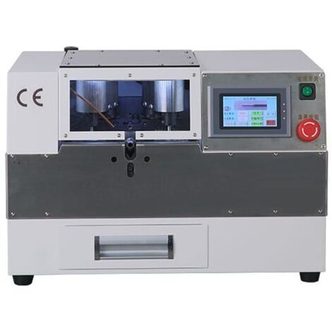 Machine automatique pour le brossage et la coupe du blindage de câble (3 - 9 mm) (1/2)