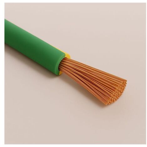 Câble unipolaire FLRY-B ISO 6722 Classe B 0,35 mmq jaune/vert