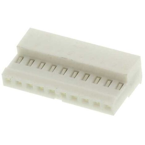 Connecteur MTA 100 Femelle 10 Voies Blanc pour câble AWG 24 (1/2)