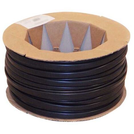 Gaines PVC Flexibles diamètre 12mm Noir 105° Bobine de 150m