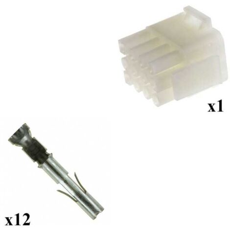 Kit Connecteur Mate N Lok M le Femelle Avec Born 4x3 Voies kit-connecteur-mate-n-lok-m-le-femelle-avec-born-4x3-voies