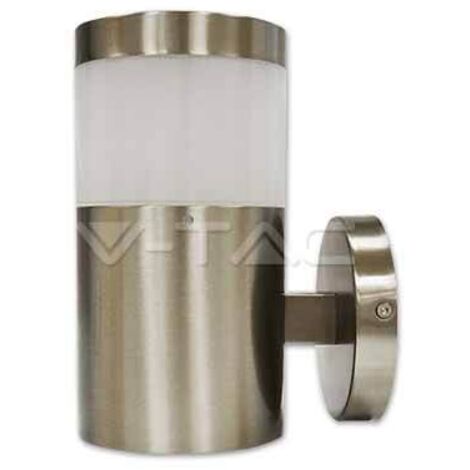 Douille de lampe Nickel Satiné mur extérieur IP44 pour les Ampoule E27 (1/4)