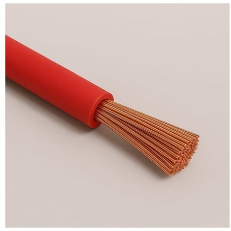 Câble Fil Unipolaire H05V-K sec. 0,50 mmq Rouge