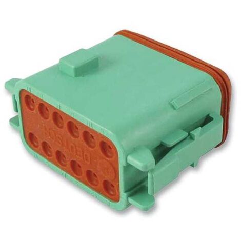 Connecteur Series DT Mâle 12 Voies CE06 Vert