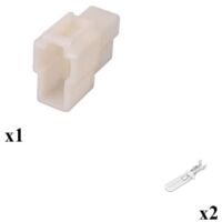 Kit Connecteur Series 250 Faston 6,3 Femelle 2 Voies Forme en T