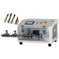 Machine automatique pour couper et dénuder les câbles multiconducteurs (Ø 1 - 10 mm)