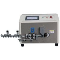Machine automatique pour couper, dénuder et plier les câbles unipolaires rigides unipolaires (1 - 16 mmq)