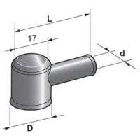 Bouchon isolant diamètre 15mm longueur 41mm