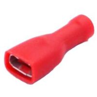 Cosses De Câble électrique Femelles Isolées 6,3x0,8mm - Rouge, Renforcées - Marque Cembre, France