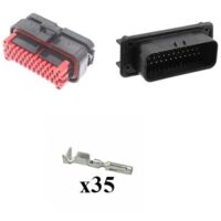 Kit Connecteur Ampseal Mâle Femelle 35 Voies noir PCB 90°