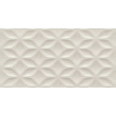 Carrelage mural uni aspect marbre crème mate 30x60 cm – Finition mate contemporaine – Pour intérieur élégant et apaisant – Baldocer