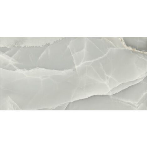 Carrelage effet marbre gris poli 60x120 cm – Résistant et facile à entretenir – Apporte lumière et élégance à vos espaces
