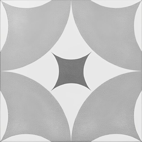 Carrelage Carreaux de ciment Barcelona gris urbano 20x20 cm (1/2)