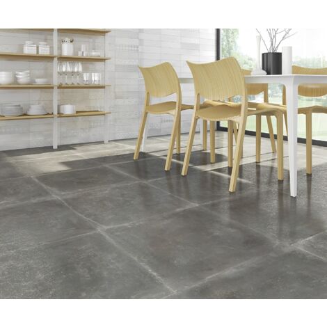 Carrelage Terre cuite Cambera gris tempo 60x60 cm